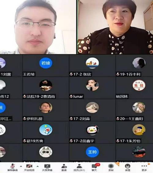 第二会场陈书记和辅导员尹淼给学生开会场景(图片二)_副本.jpg